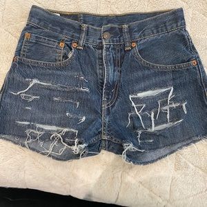 Vintage jean shorts
